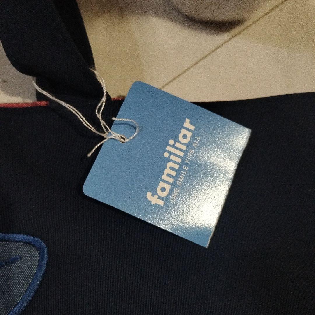 familiar リンゴ刺繍トートバッグ