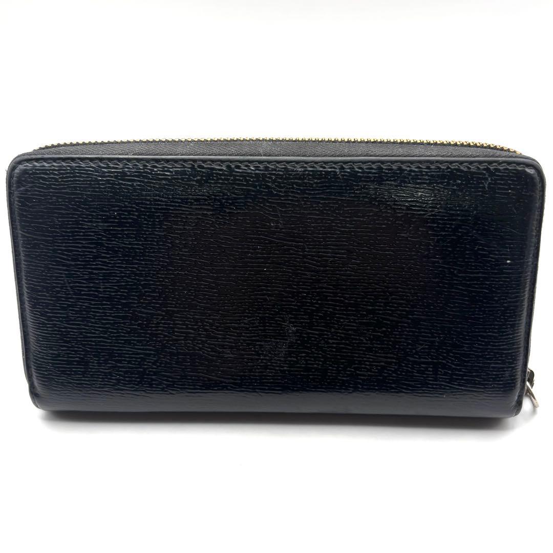 グッチ キングスネーク 長財布 レザー ラウンドファスナー