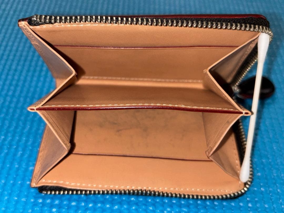 最終値下　GANZO CORDOVAN (コードバン) Lファスナー小銭入れ　黒