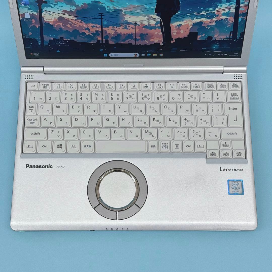 790 DVD搭載 レッツノートSV7 第8世代 8GB office