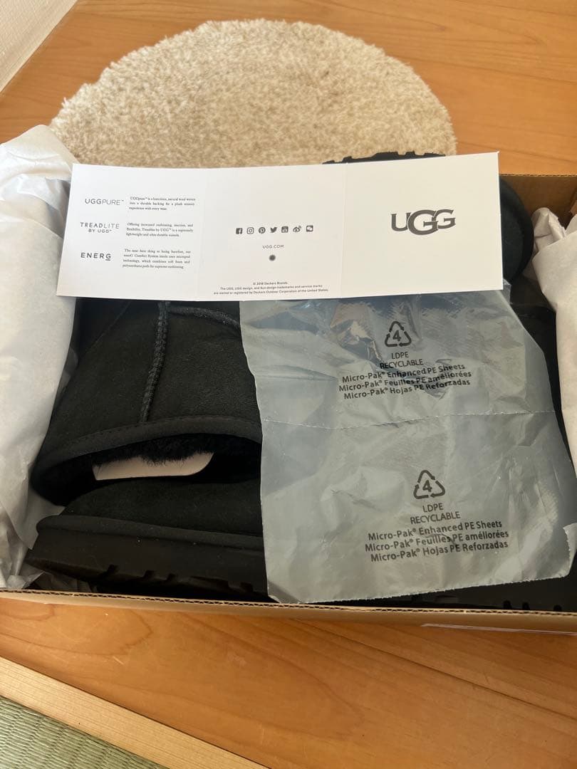 UGG W CLASSIC MINI II ブラック 9