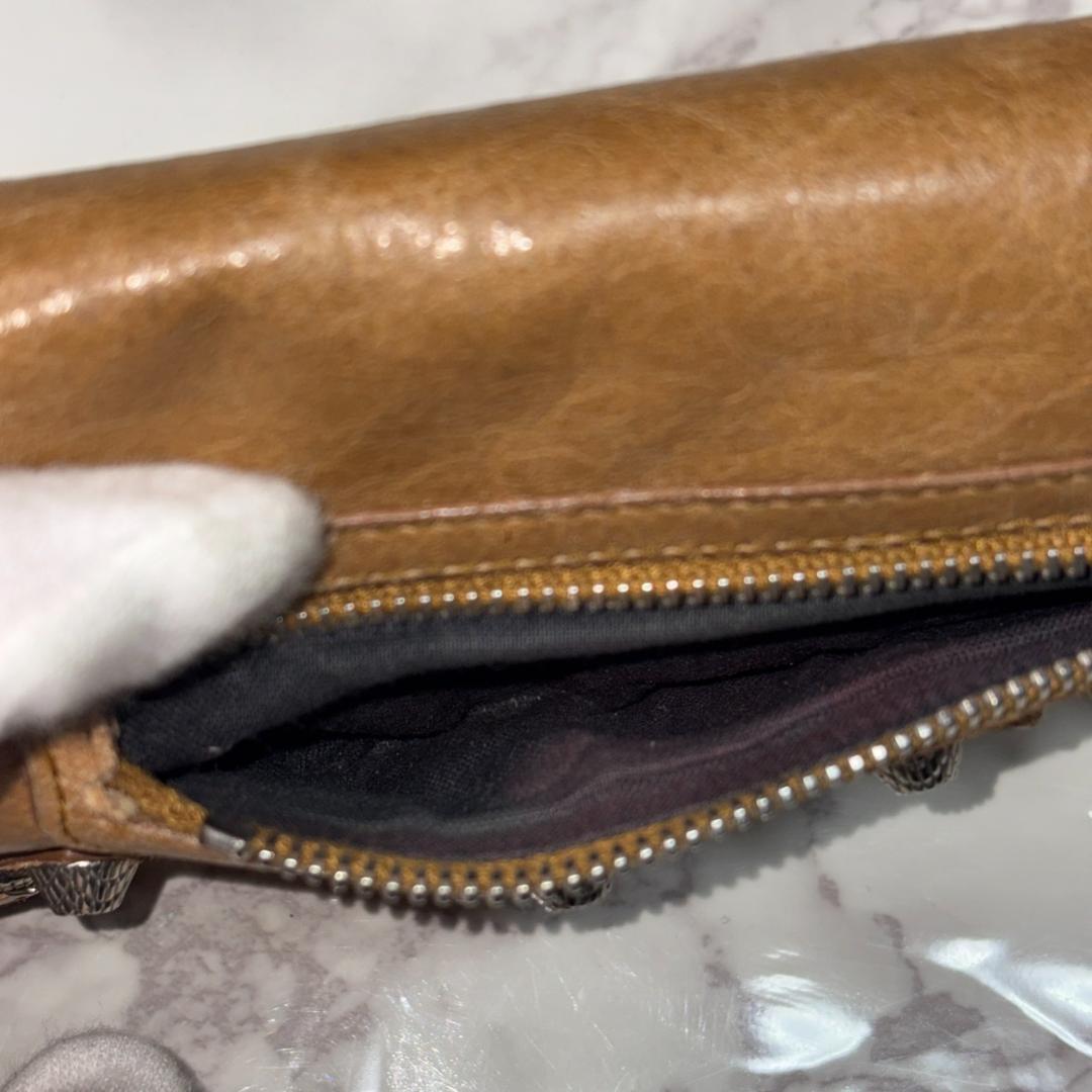 【早い者勝ち】 バレンシアガ 長財布 ブラウン ケース #B637