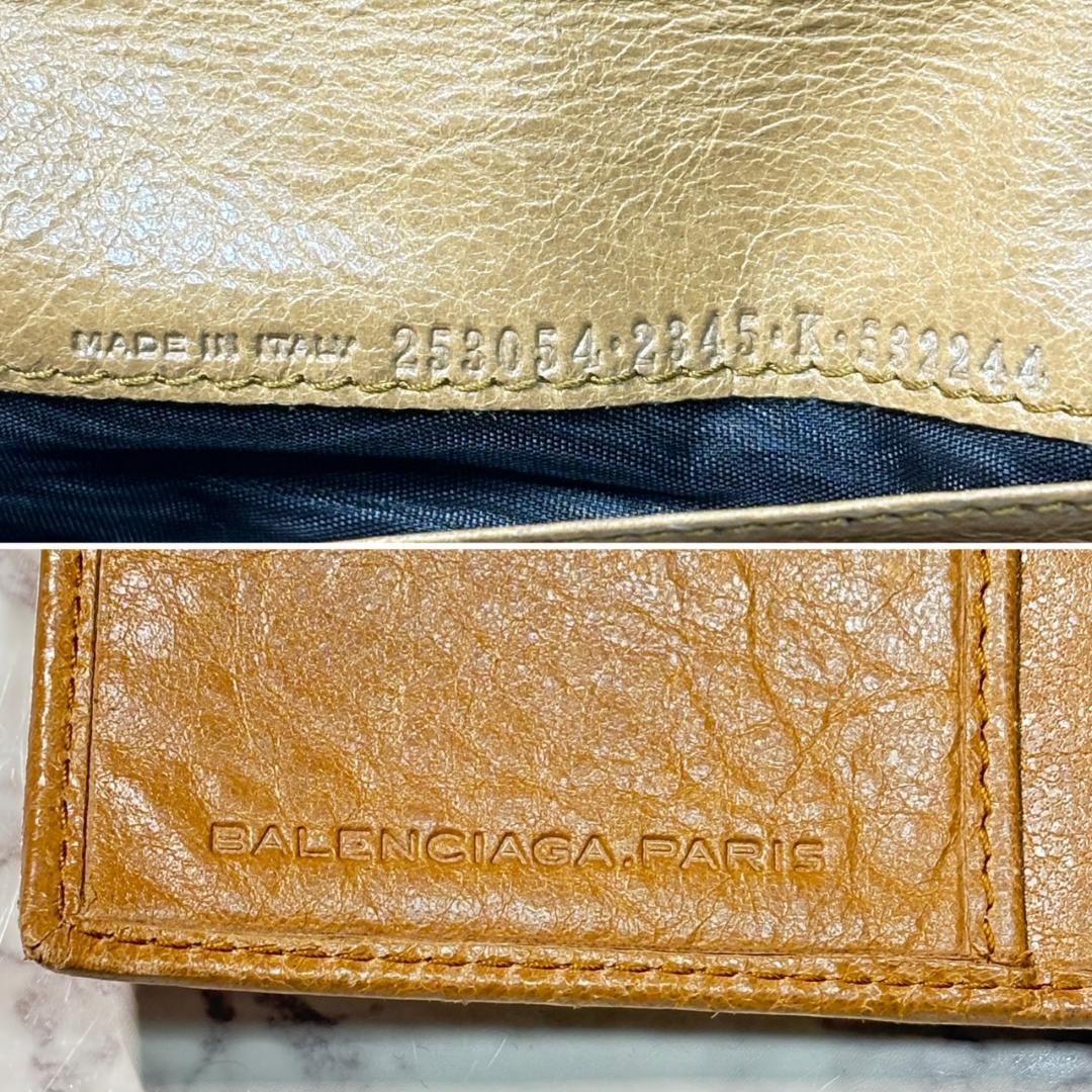 【早い者勝ち】 バレンシアガ 長財布 ブラウン ケース #B637