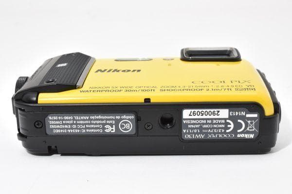★極上品★ COOLPIX AW130 イエロー #797 wifi 防水仕様