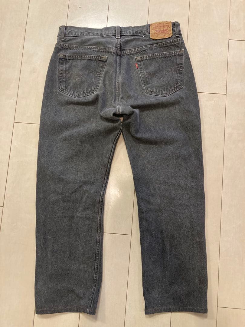 80s USA製 Levi’s 501 先染めブラックW36L30 1989年製