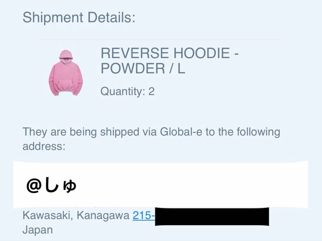 最安値Lサイズ　SKYLRK REVERSE PINK HOODIE