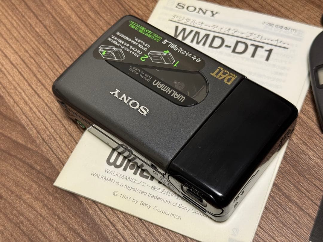 希少 元箱付き 整備済極上品 SONY ソニー テーププレーヤー WMD-DT1