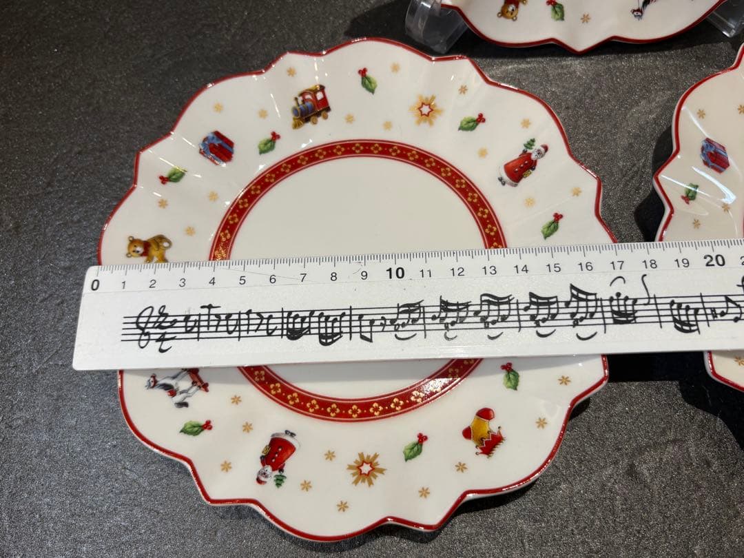 【レア】ビレロイ＆ボッホ　トイズデライト　プレート　ホワイト　3枚セット