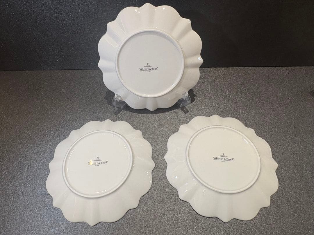 【レア】ビレロイ＆ボッホ　トイズデライト　プレート　ホワイト　3枚セット