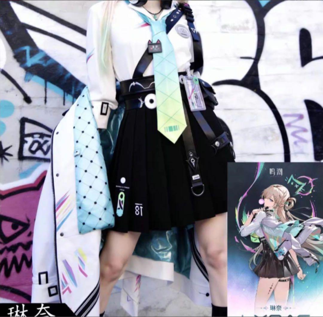 鳴潮 リンネー コスプレ セット済みウィッグ付き フルセット