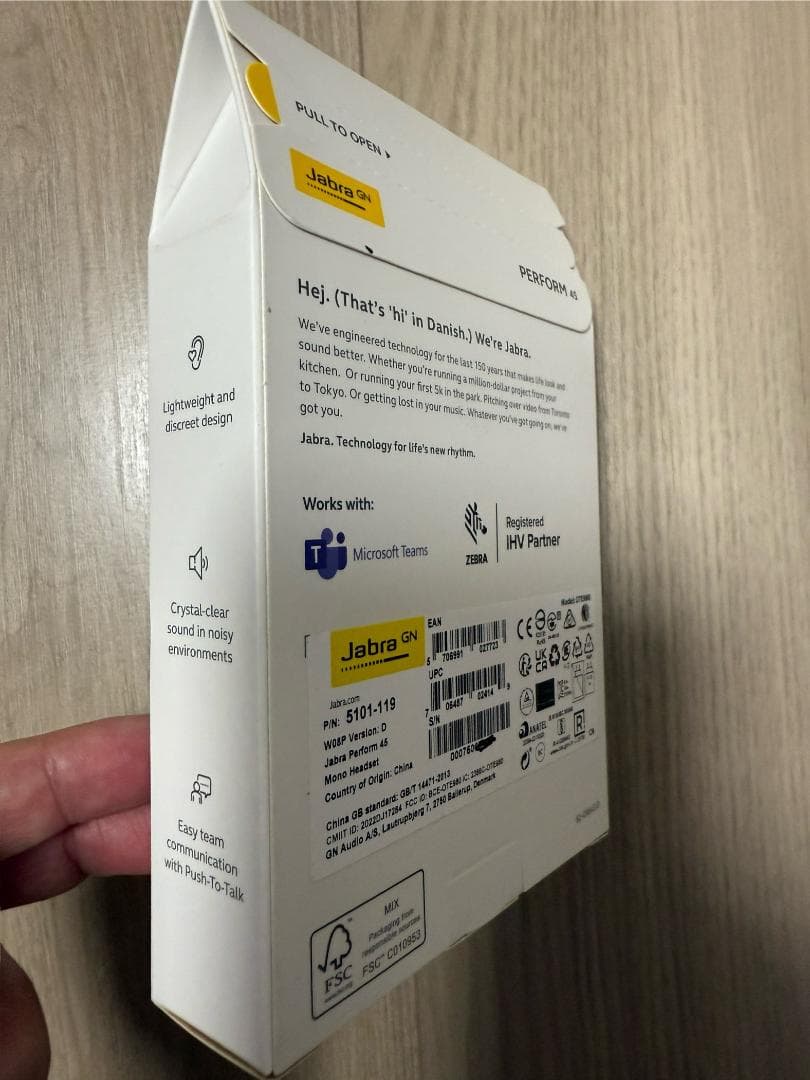 Jabra PERFORM 45 Bluetoothヘッドセット