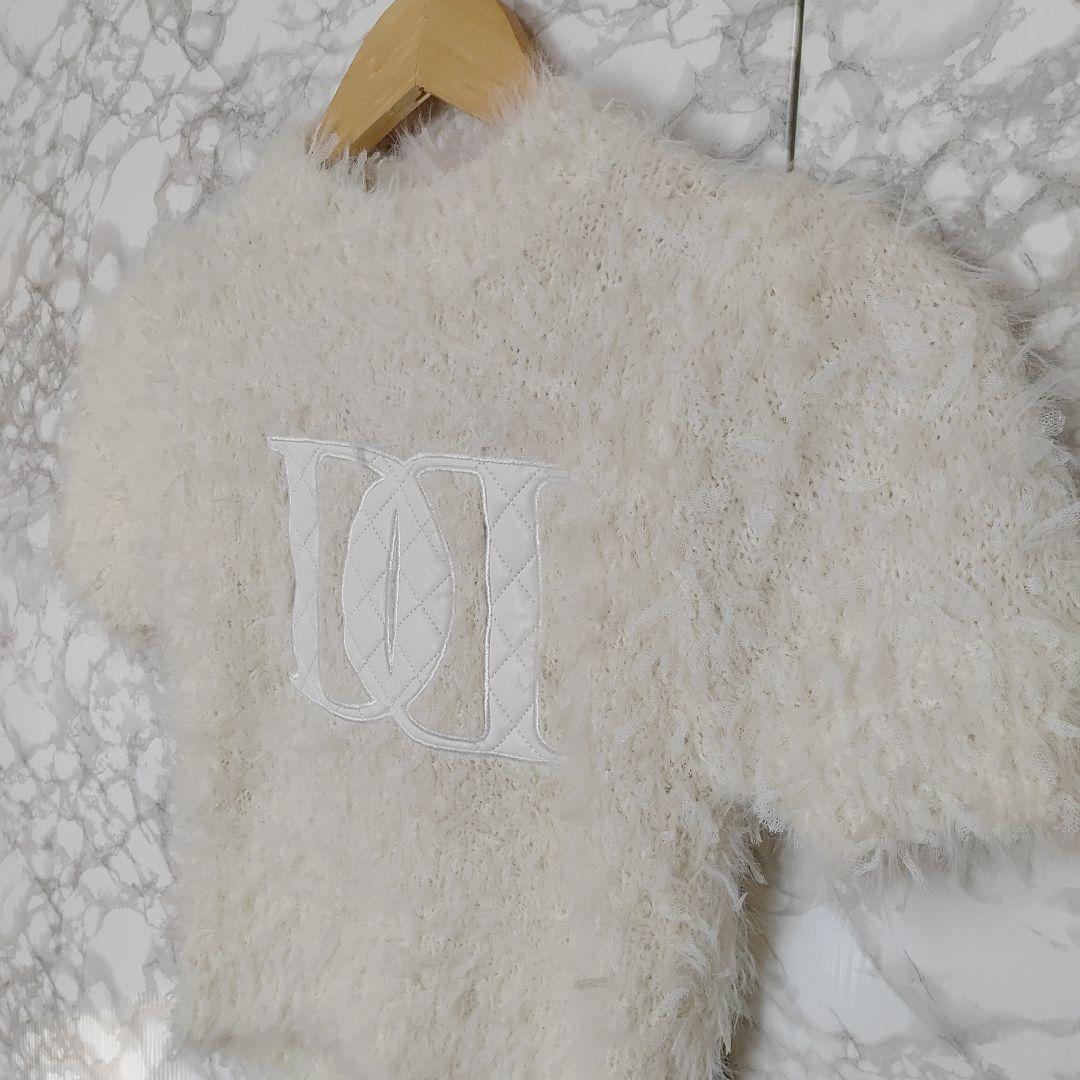 Darich ダーリッチ ファンシーヤーンニットトップス 半袖 F 人気 未使用