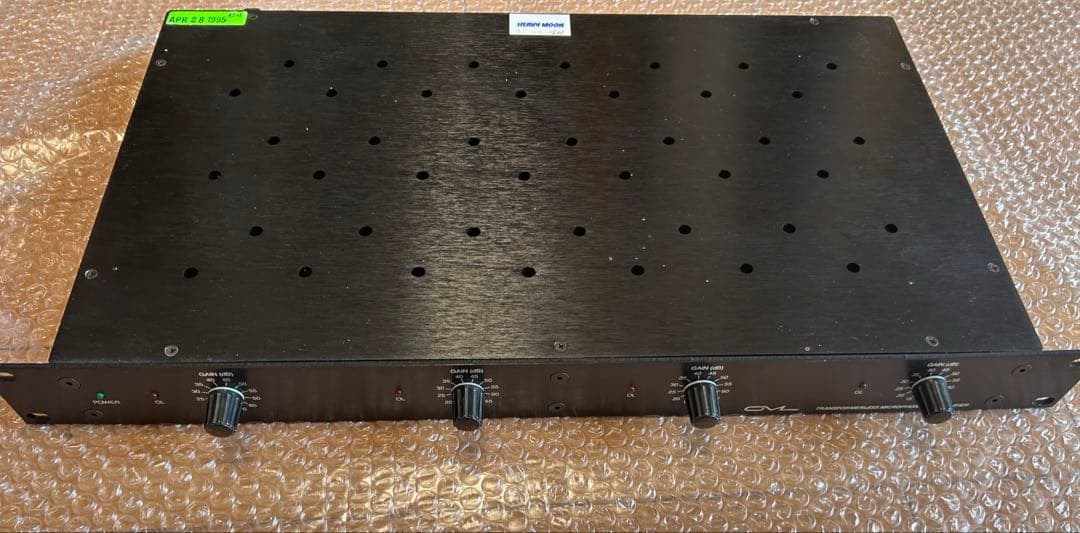 【レア】GML OUTBOARD SUPPLY±28 VOLTS4chプリアンプ