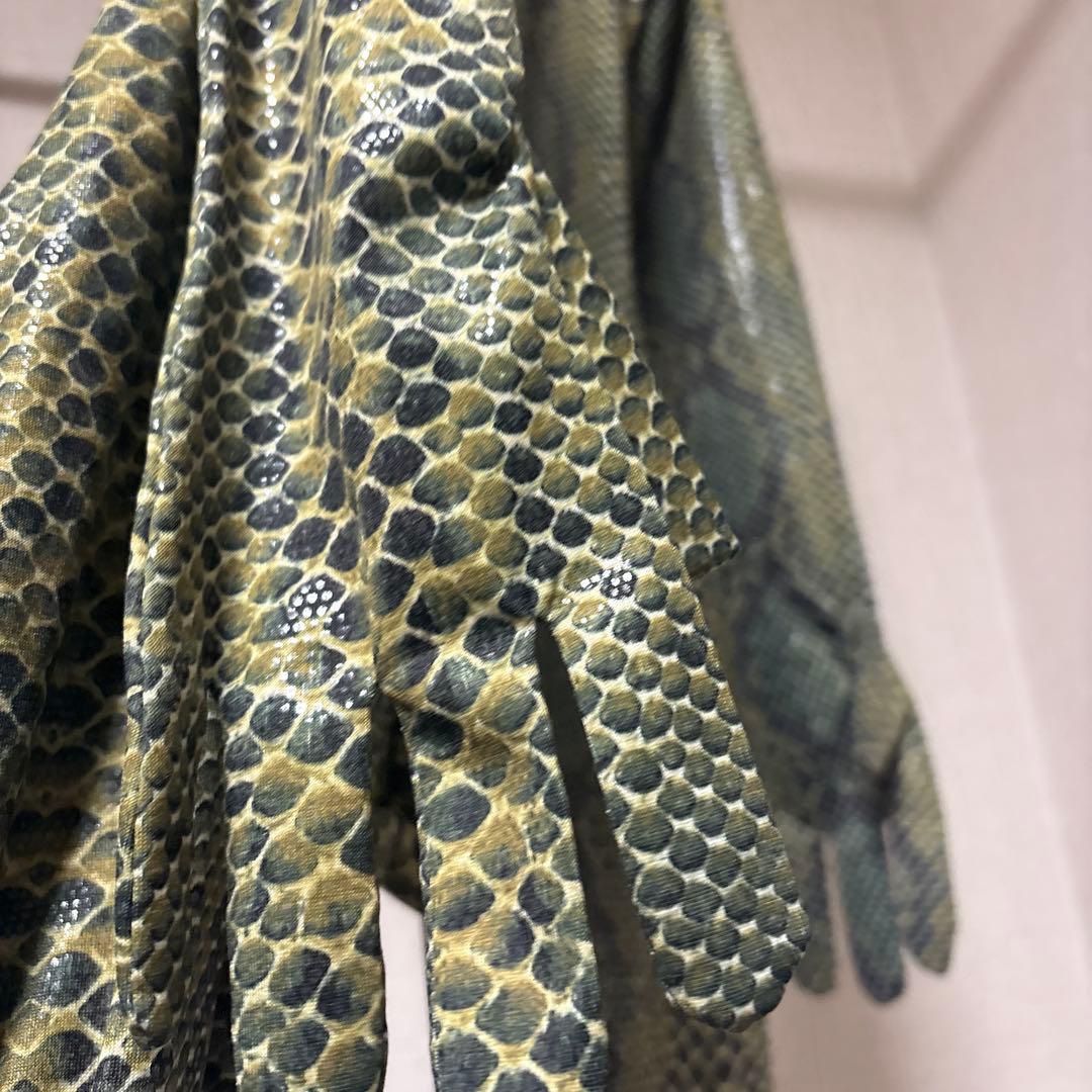 う*め様 ゼンタイ　全身タイツ　ヘビ柄　蛇　レディース