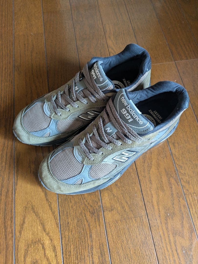 NEWBALANCE M991FDS　オリーブタン