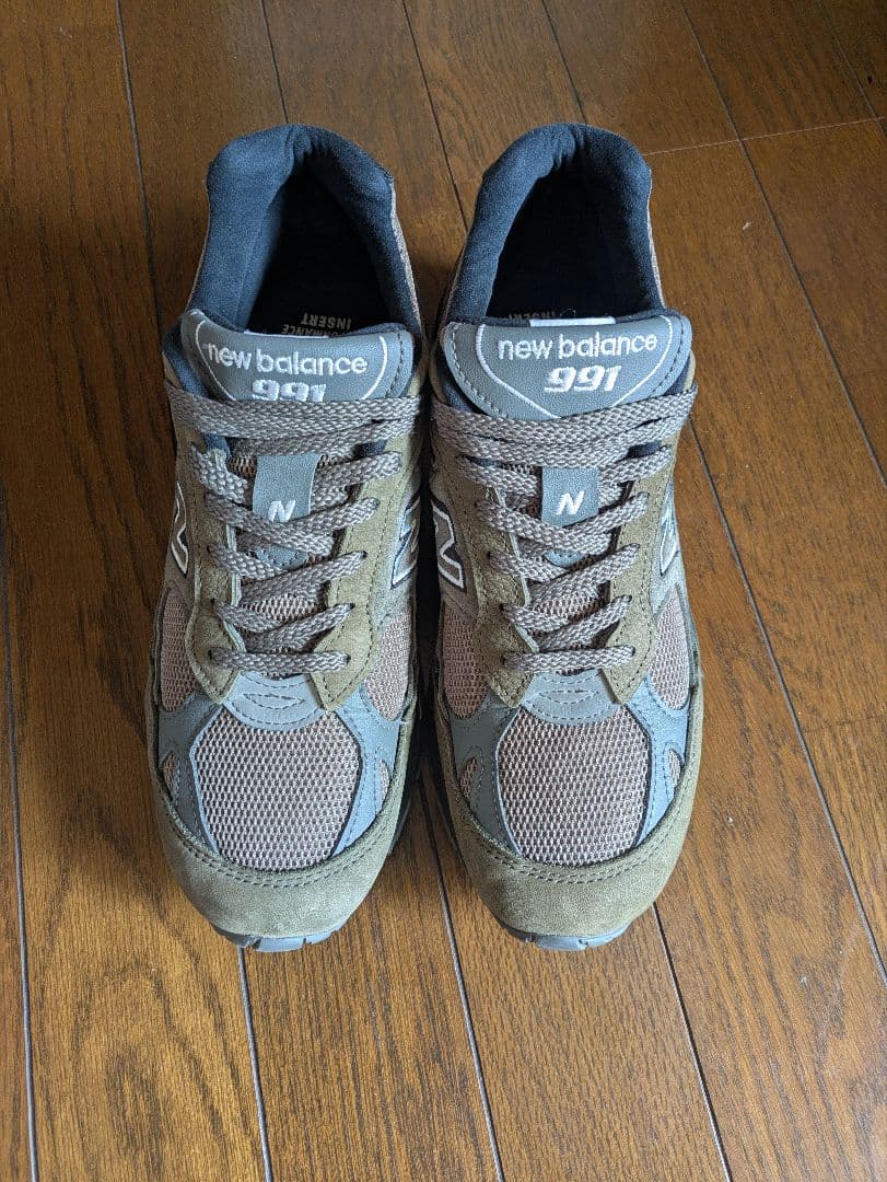 NEWBALANCE M991FDS　オリーブタン