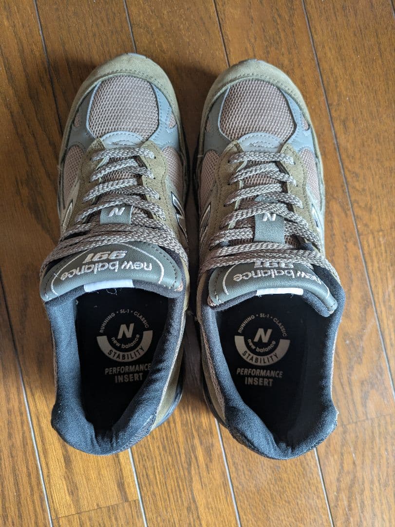 NEWBALANCE M991FDS　オリーブタン