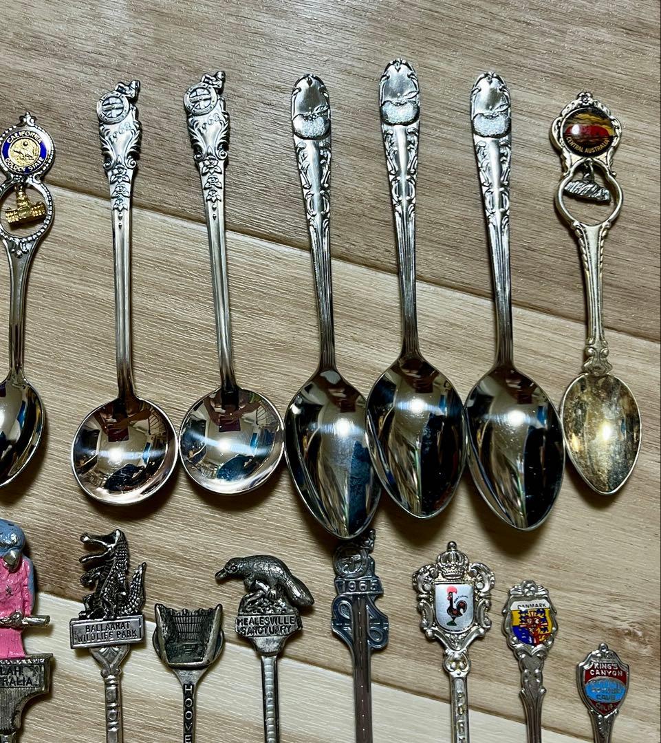 ヴィンテージ/アンティーク/スプーン/カラトリー/海外/日本/まとめ売り54本