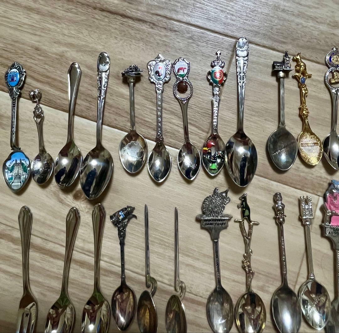 ヴィンテージ/アンティーク/スプーン/カラトリー/海外/日本/まとめ売り54本