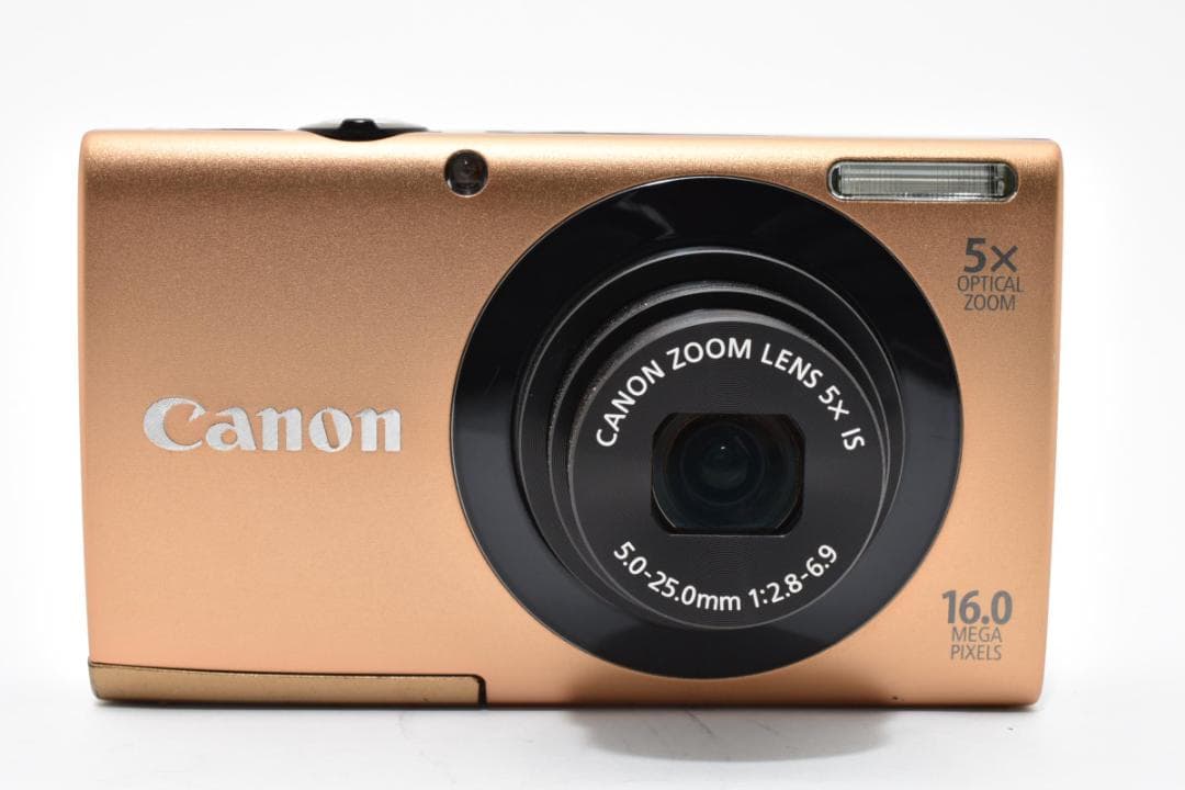 【美品】Canon PowerShot A3400 IS ゴールド　動作確認済