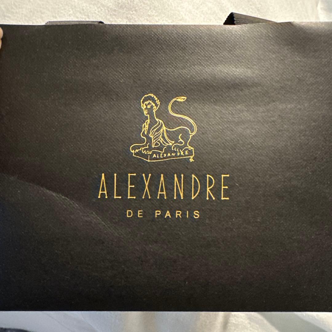 ベルベット 黒 ヘアアクセサリー ALEXANDRE DE PARIS