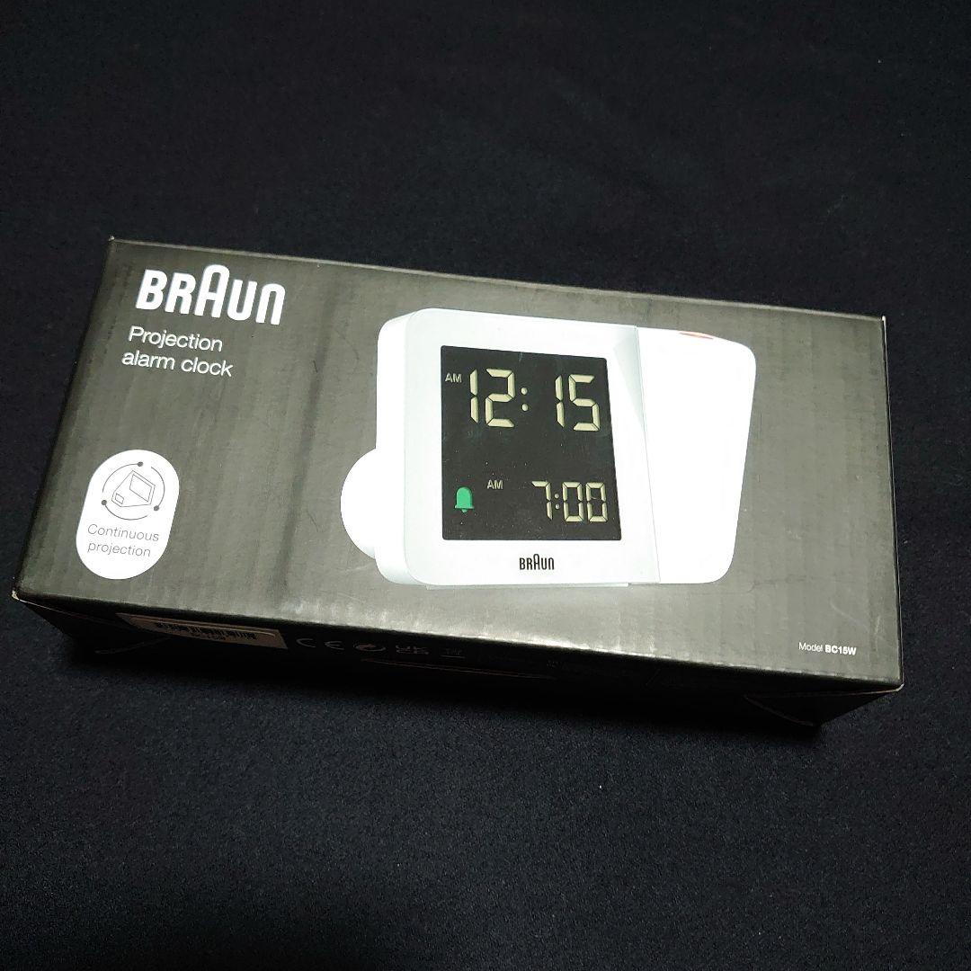 BRAUN / ブラウン Projection alarm clock BC15