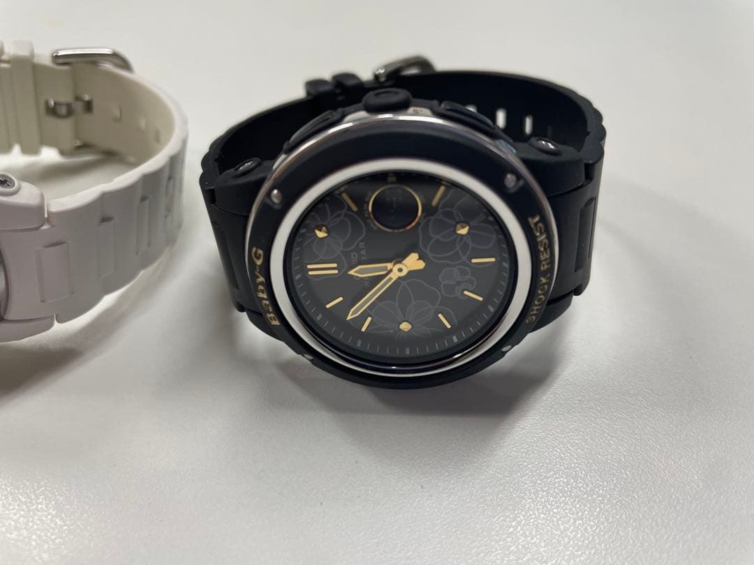 【美品】BABY-G 腕時計セット ホワイト ブラック 2個セット