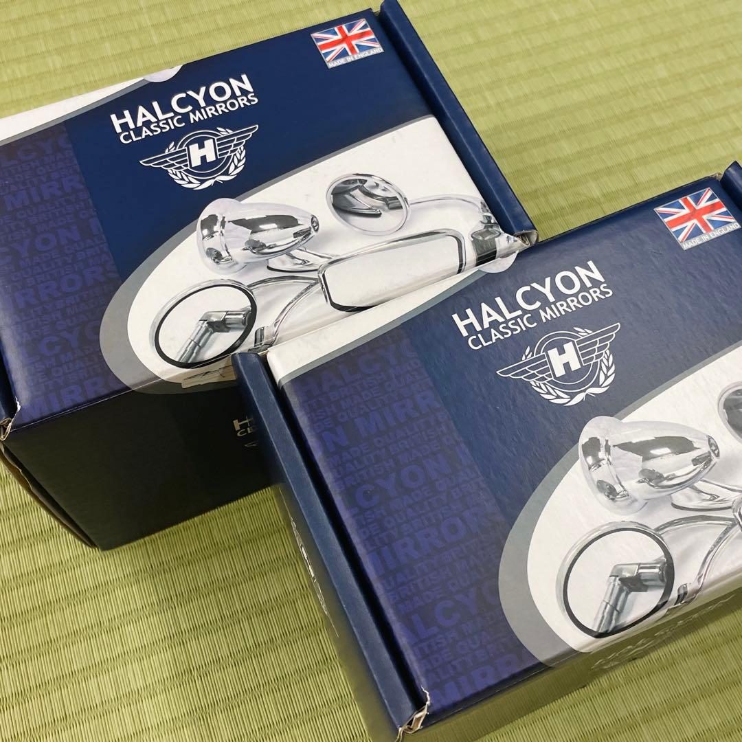 HALCYON バイクミラー ポリッシュ仕上げ