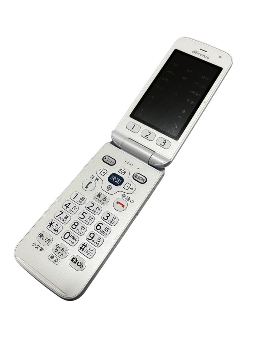 docomoらくらくホン F-01M ホワイト