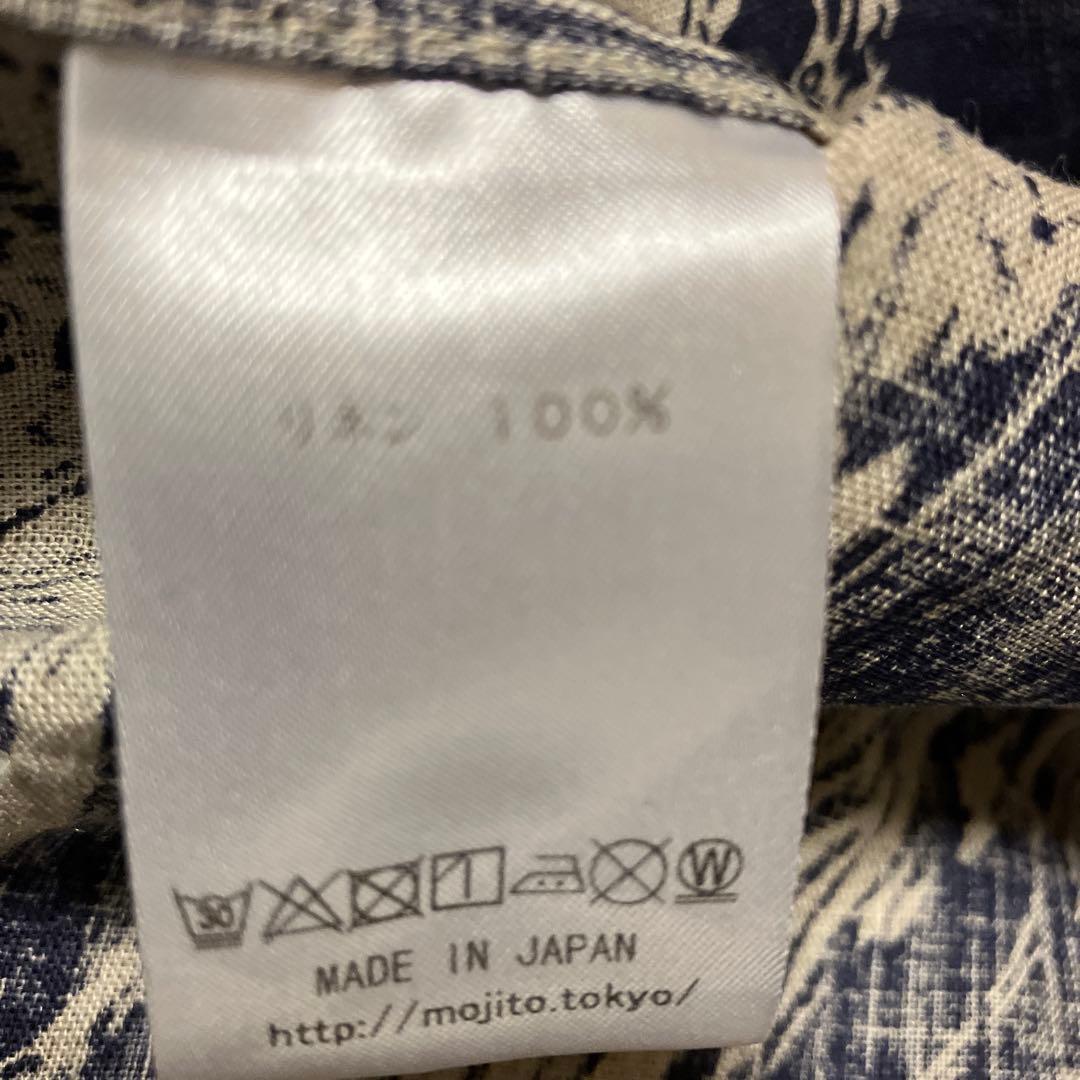 MOJITO アブサンシャツ 10周年記念モデル　ネイビー　L