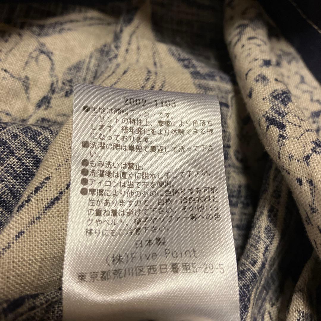 MOJITO アブサンシャツ 10周年記念モデル　ネイビー　L