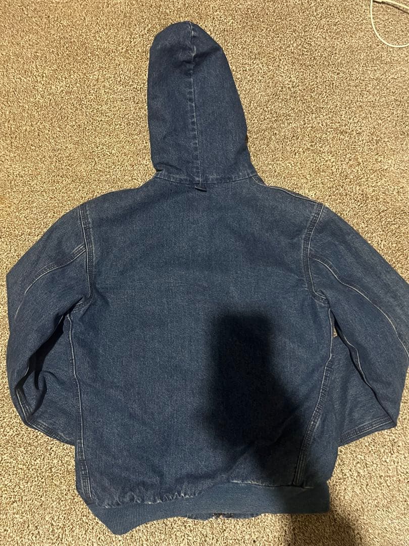 Carhartt 　アクティブパーカー　星タグ　デニム