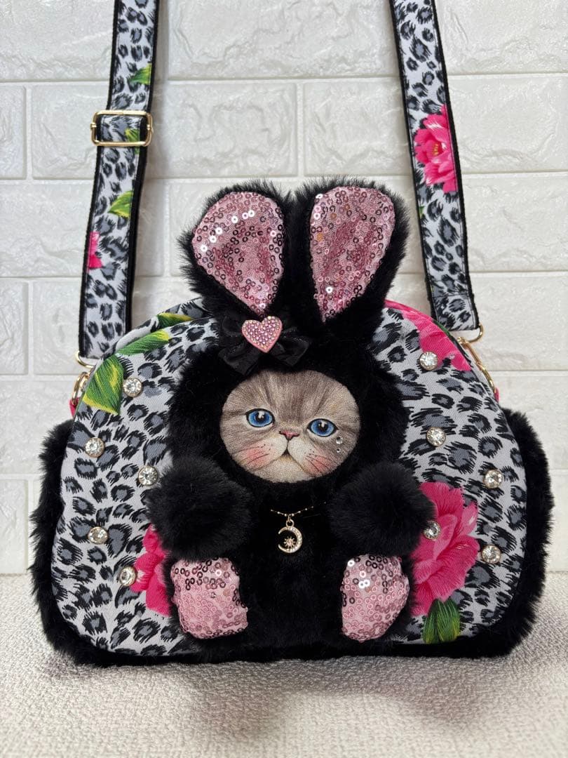 あ*こ様 コヤンイサムチョン　ハンドメイド　ファーショルダーバッグ　ルミちゃん