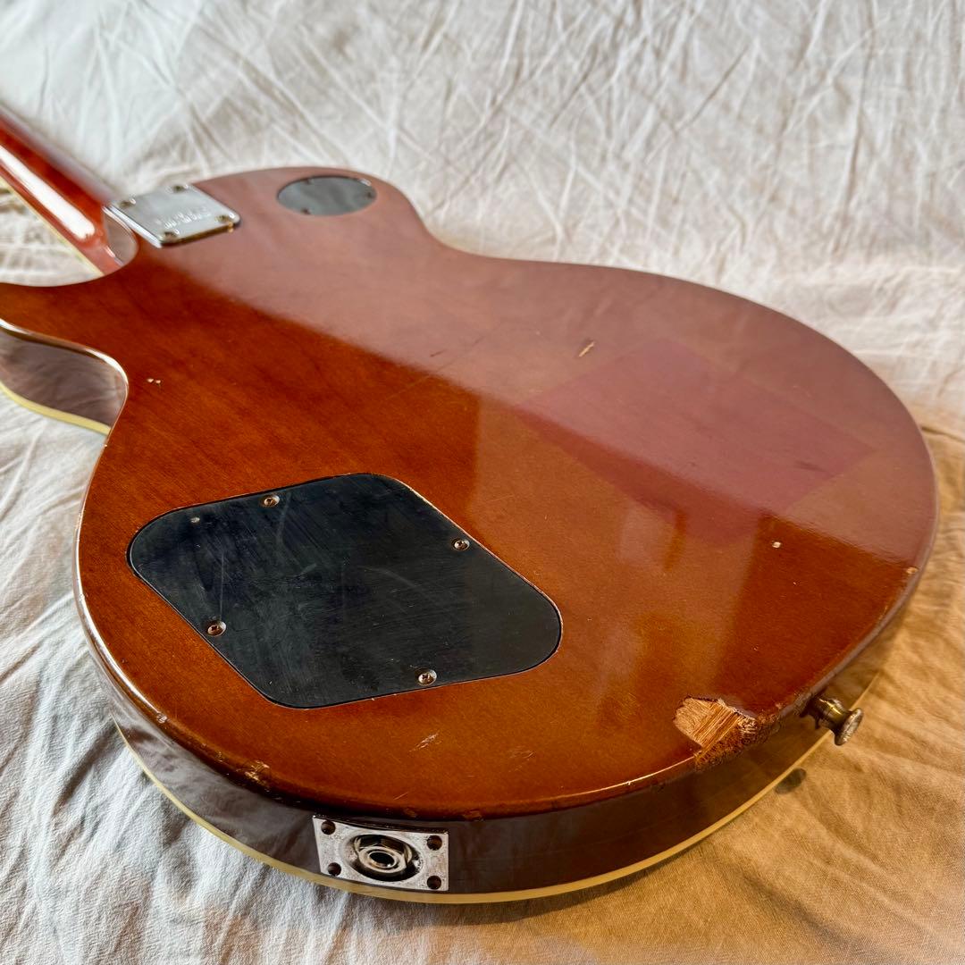 【動作確認済】グレコレスポール 1975年製フレイム杢 チェリーサンバースト