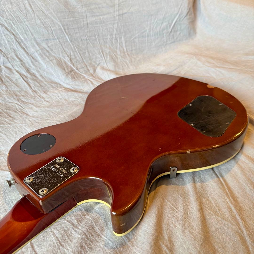 【動作確認済】グレコレスポール 1975年製フレイム杢 チェリーサンバースト