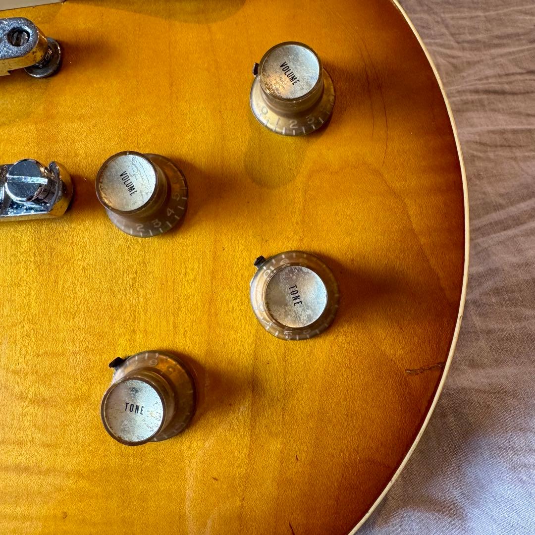 【動作確認済】グレコレスポール 1975年製フレイム杢 チェリーサンバースト