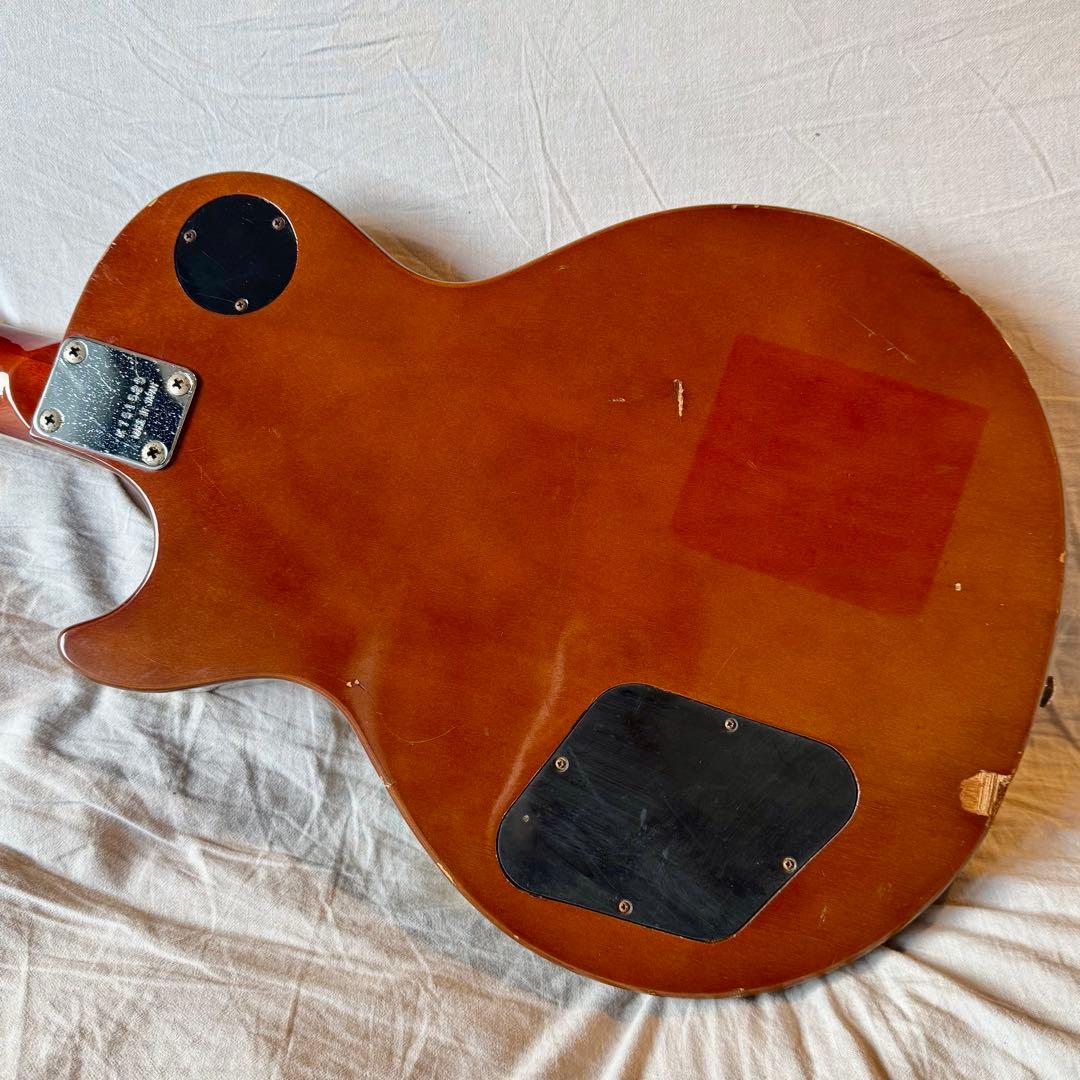 【動作確認済】グレコレスポール 1975年製フレイム杢 チェリーサンバースト