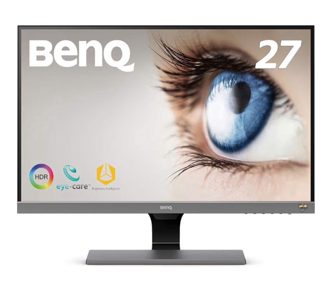BenQ 27インチ モニター HDR対応(送料込み)