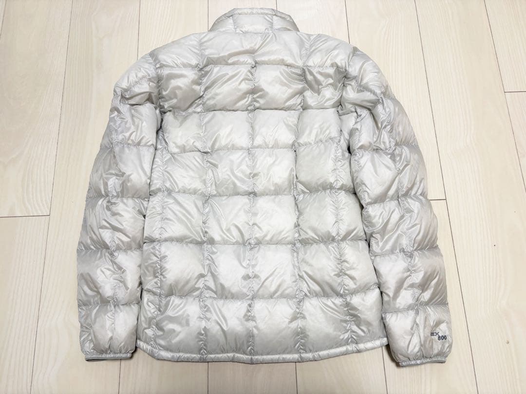 今期完売品　 モンベル スペリオダウンジャケット　S ライトグレー　田中シェン着