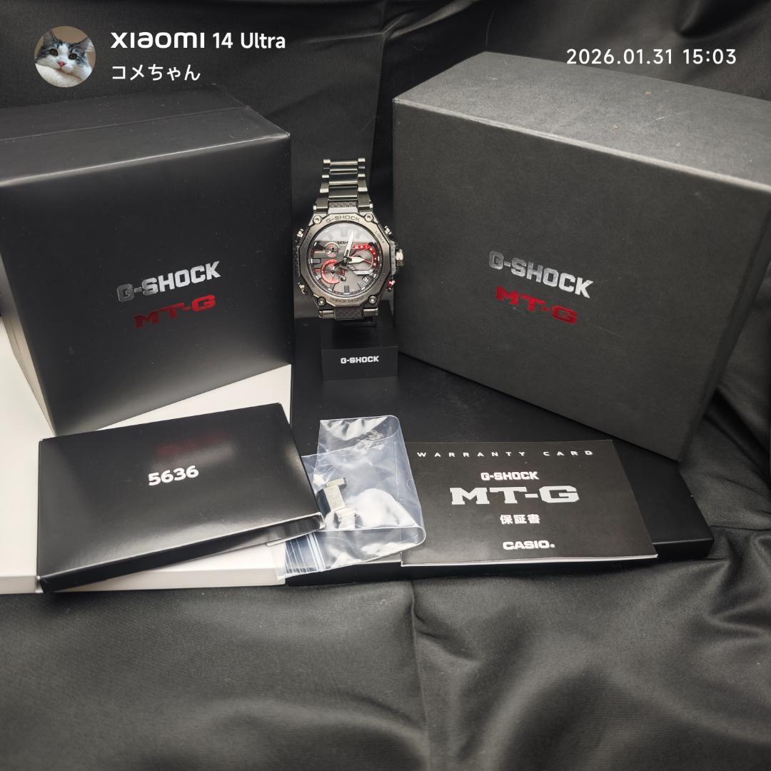 【美品】カシオ G-SHOCK MTG-B2000YBD-1AJF