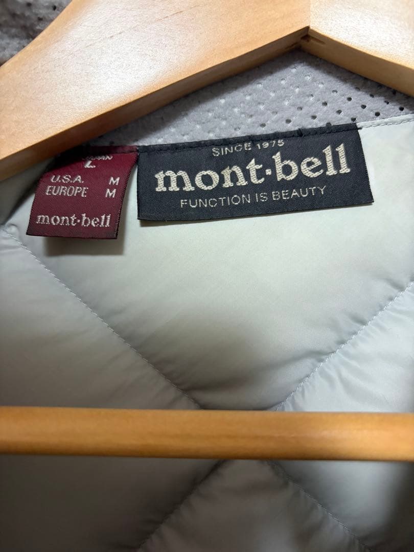 mont-bell ライトアルパインダウンジャケット レディース L ベージュ