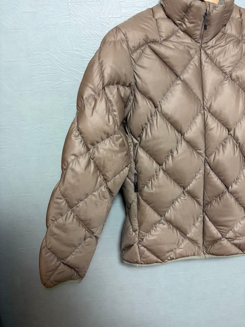 mont-bell ライトアルパインダウンジャケット レディース L ベージュ