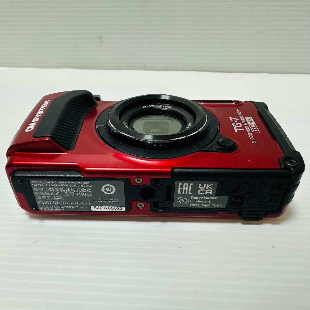 OM SYSTEM TG7 RED 赤　箱付き