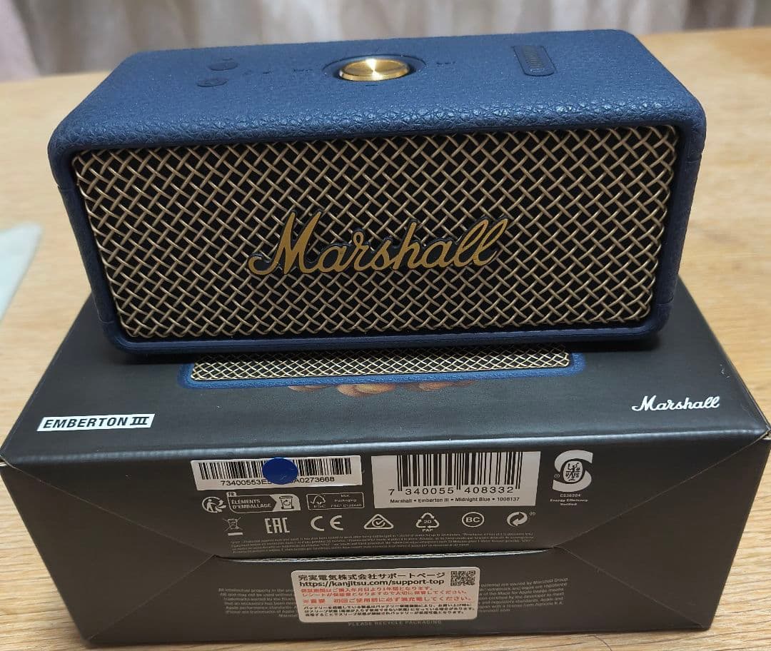 Marshall Emberton Ⅲ Bluetooth スピーカー長期保証付