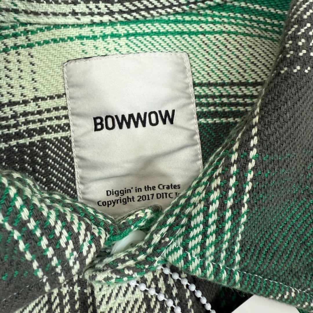 トップス BOWWOW HEAVY WEIGHT FLANNEL SHIRTS AGING