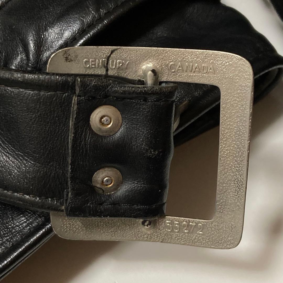 SCHOTT 618 USA製 34 ダブルライダース ブラック バイクタグ