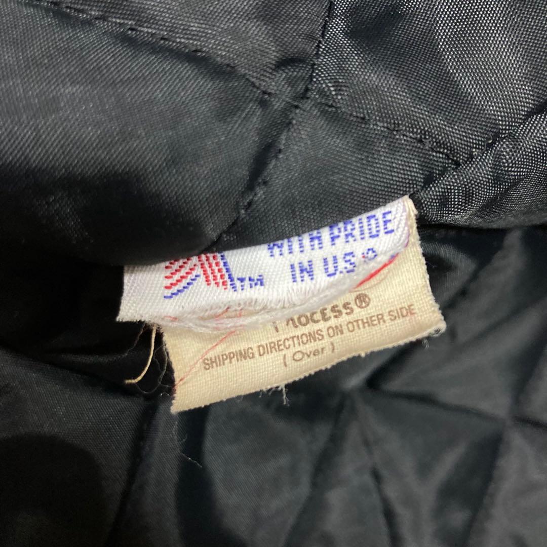 SCHOTT 618 USA製 34 ダブルライダース ブラック バイクタグ