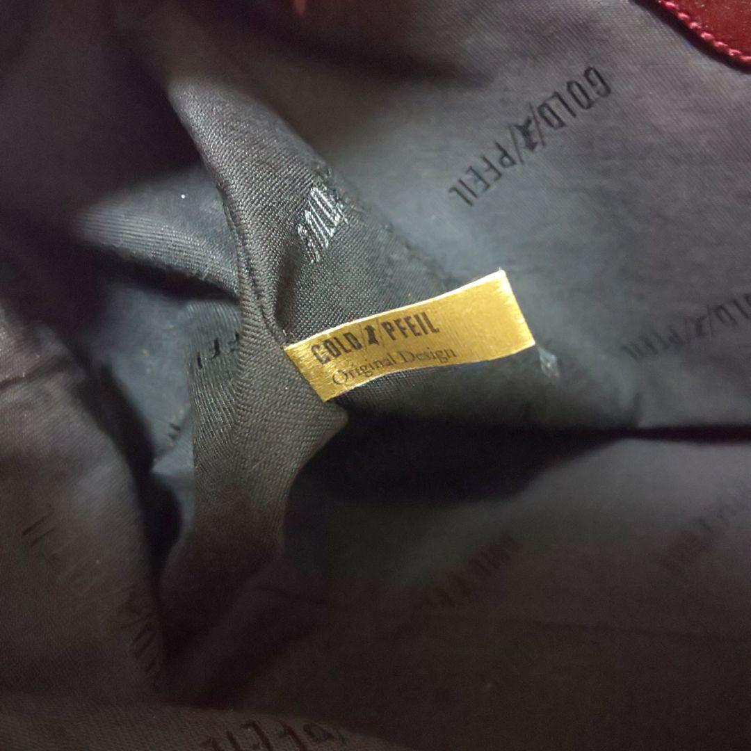 ゴールドファイル ボストンバッグ オールレザー ゴールド金具 ドイツ製 最高級