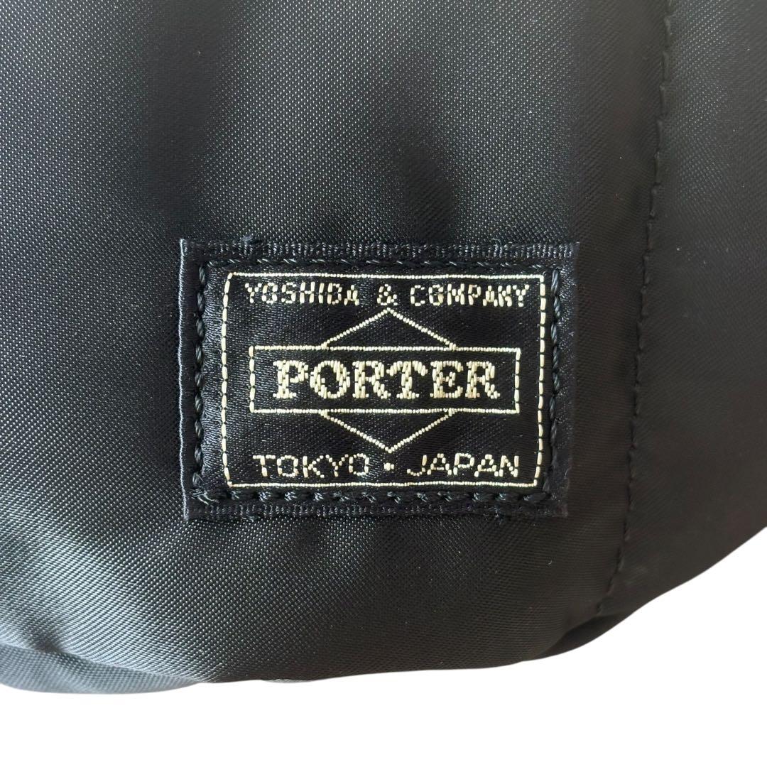 美品✨PORTER タンカー ボディバッグ ウエストバッグ ブラック ポーター