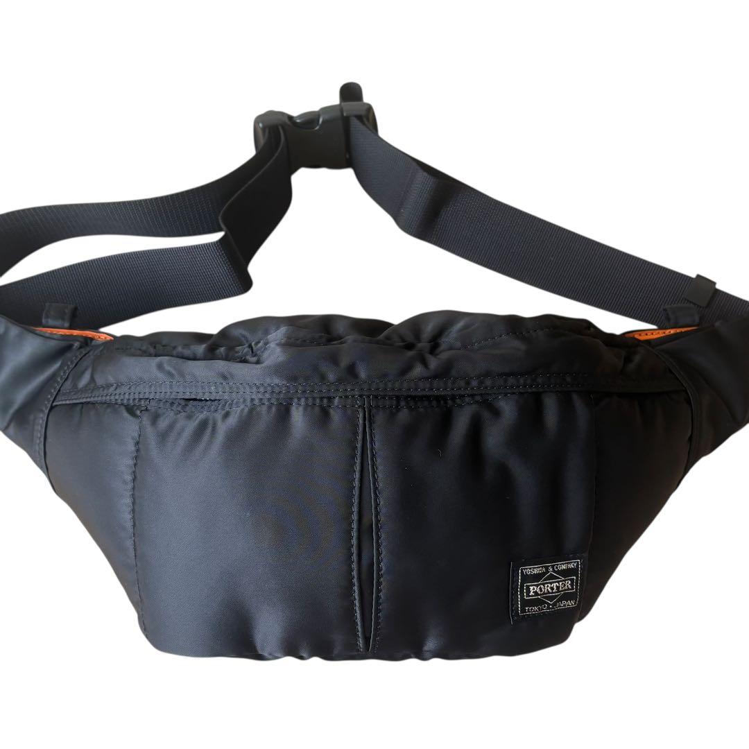 美品✨PORTER タンカー ボディバッグ ウエストバッグ ブラック ポーター